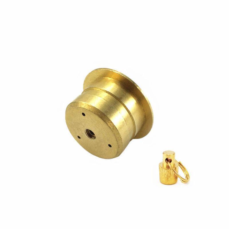 黄铜烟斗配件两用烟斗头1835mm薄边烟斗锅铜烟丝锅烟嘴配件两用烟斗头