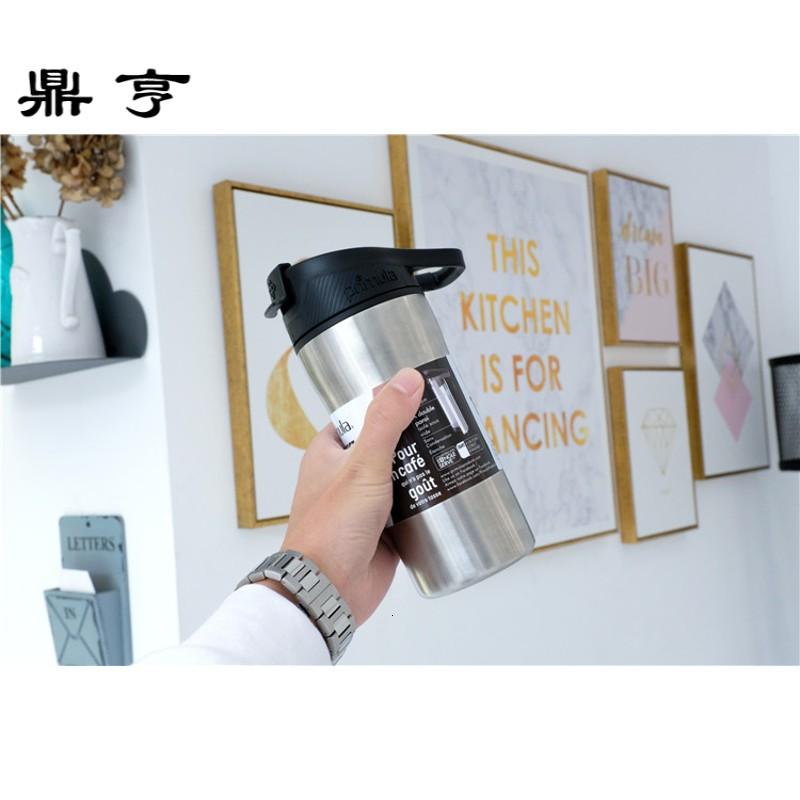 鼎亨出美国 陶瓷涂层咖啡杯保温杯办公杯花茶杯 473ml 学生水杯简