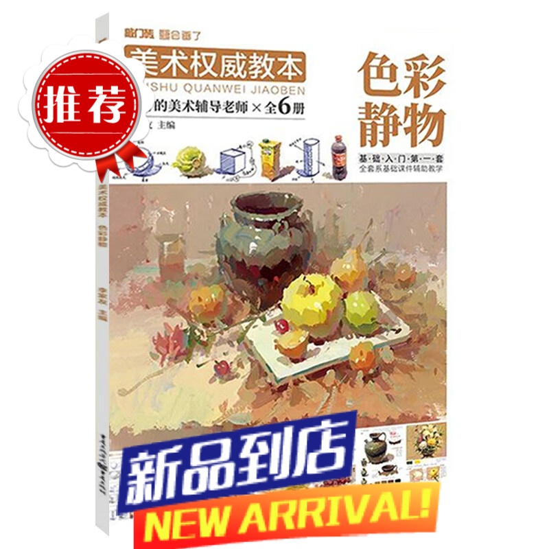 美术教本色彩静物 2021敲门砖李家友色彩基础单体组合塑造色调完整稿临摹范本写生美术基础入门教材绘画