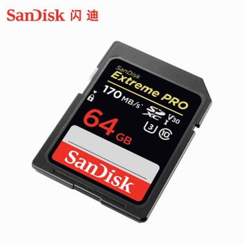 SANDISK(闪迪)ExtremePro SD卡64G读取170M