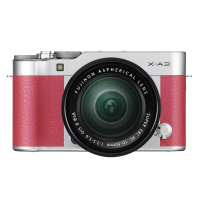 富士(FUJIFILM)X-A3 (XC16-50MM) 微单套机 粉色 富士微单 XA3 自拍神器 2420万像素