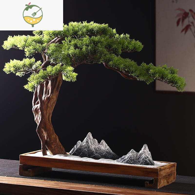 创意陶瓷小假山微景观造景鱼缸流水配件枯山水沙盘盆景装饰品摆件