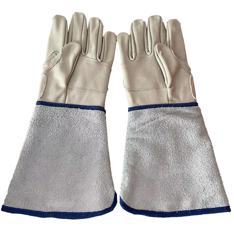 安路邦全牛皮电焊手套均码副高清大图