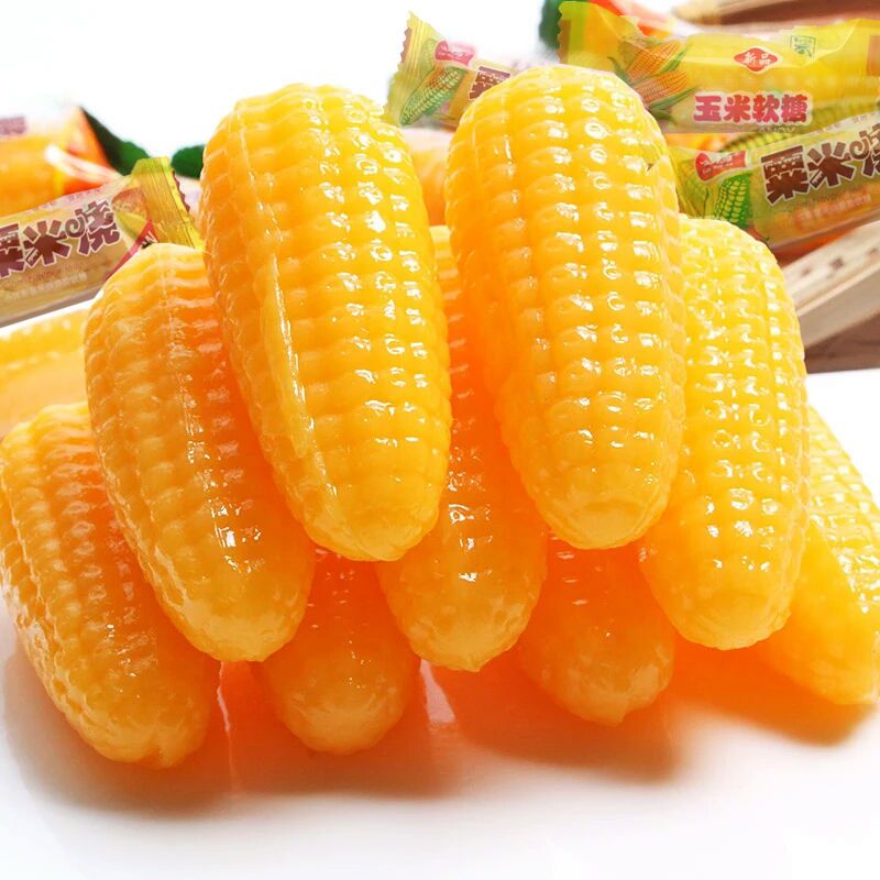 玉米糖装喜糖软糖批发便宜年货糖果大礼包多规格玉米糖3斤装视频