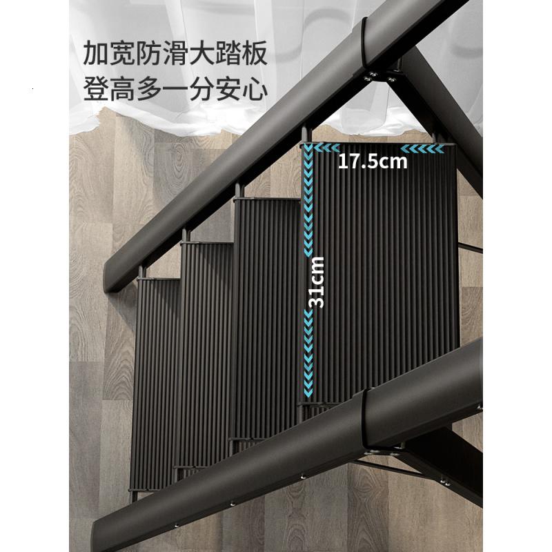 家柏饰(CORATED)家用梯子室内多功能折叠梯加厚铝合金人字梯伸缩楼梯五步爬梯高清大图