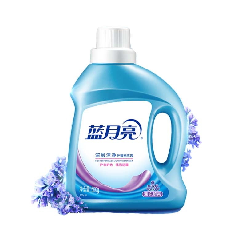 蓝月亮 洗衣液袋装深层洁净护理500G(薰衣草)