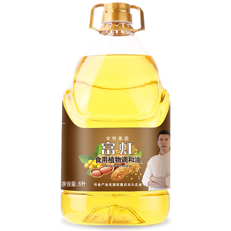 富虹油品 食用植物调和油5L 非转基因