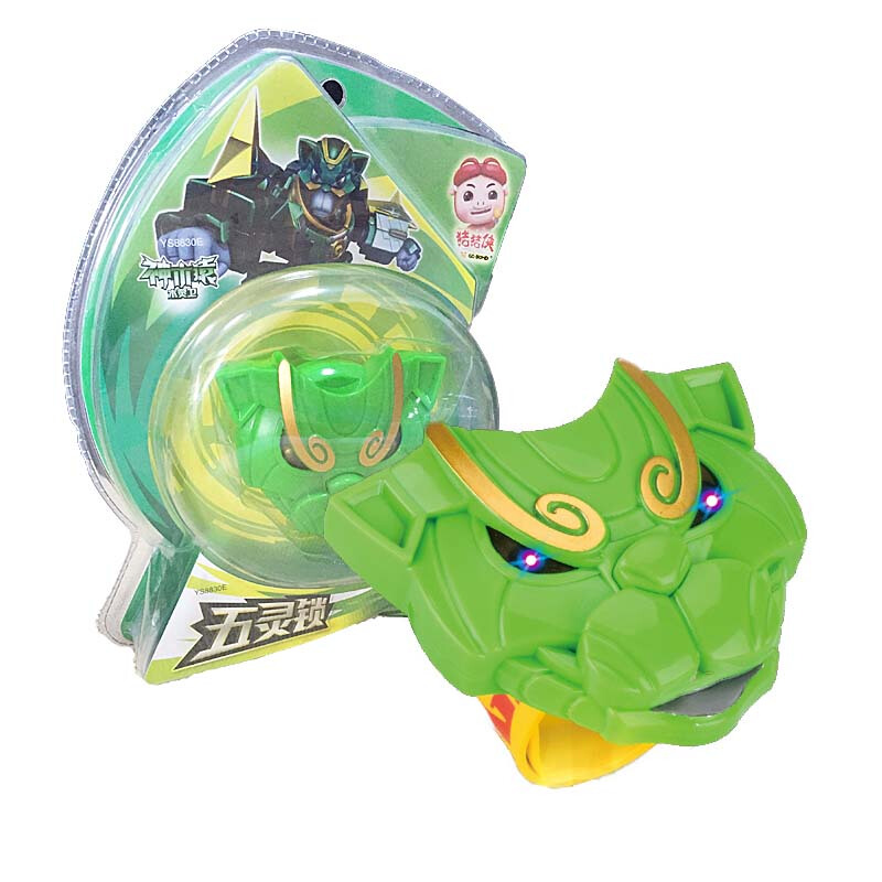 手表声光武林锁铁拳虎五合一合体五 8830e-神木猿(送文具 积木 面具)