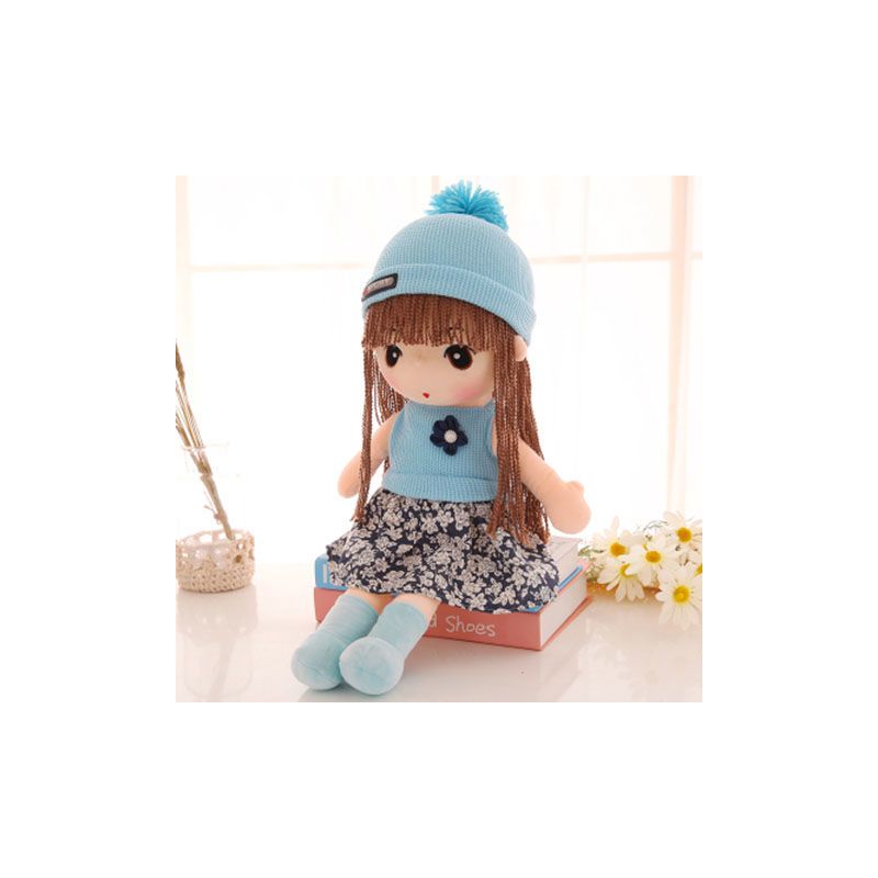 菲儿布娃娃毛具公仔玩偶女生小女孩儿童娃娃抱睡生日礼物