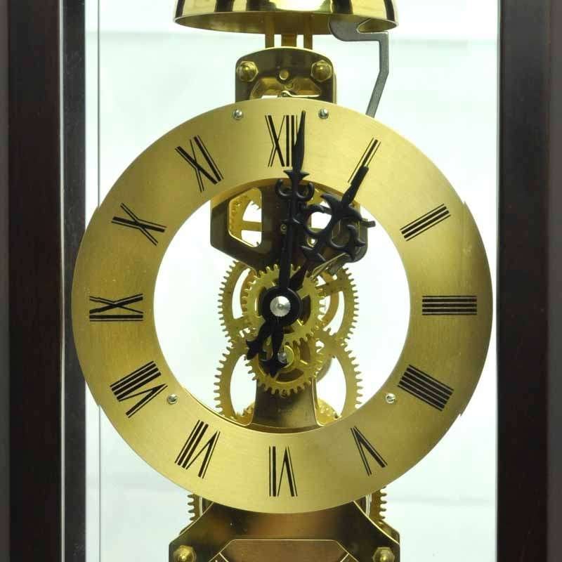 北极星t302欧式古典实木台钟透视机械齿轮座钟家居装饰复古床头钟