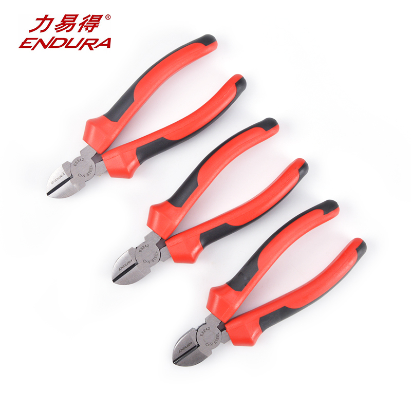 力易得(ENDURA)铬钒钢斜嘴钳 偏口钳剪线钳 6英寸 货号E5242