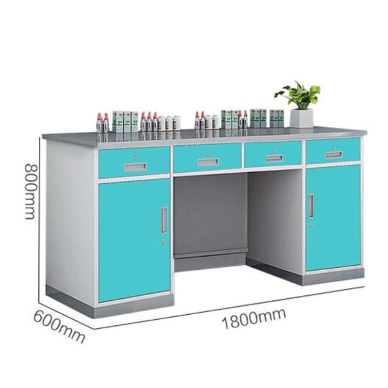 医院诊所医用诊断台处置台实验台不锈钢桌面办公桌医疗调剂台诊疗台药品柜调剂柜