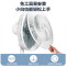 美的(Midea)[品质推荐]七叶轻音柔风电风扇/家用省电落地扇/台式电扇/广角摇头节能宿舍小型风扇 SAE35CA