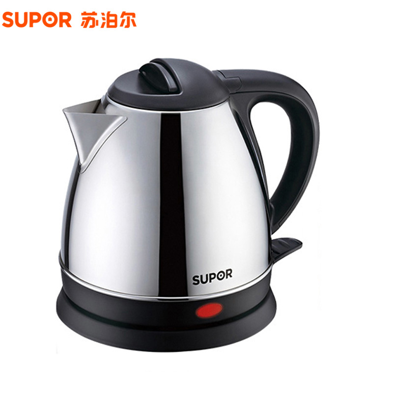 苏泊尔(SUPOR) 电热水壶 SWF12P1A-150 304食品级不锈钢材质 1.2L/1.2升 银色 烧水壶