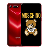 华为/荣耀(honor) 荣耀V20 魅眼全视屏 MOSCHINO联名版 全网通 8GB+256GB 幻影红 麒麟980 4800万深感相机 移动联通电信4G手机