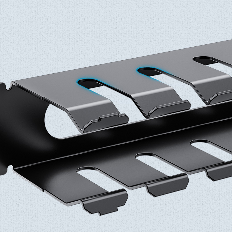 海乐ht-1u 金属理线器12格24口