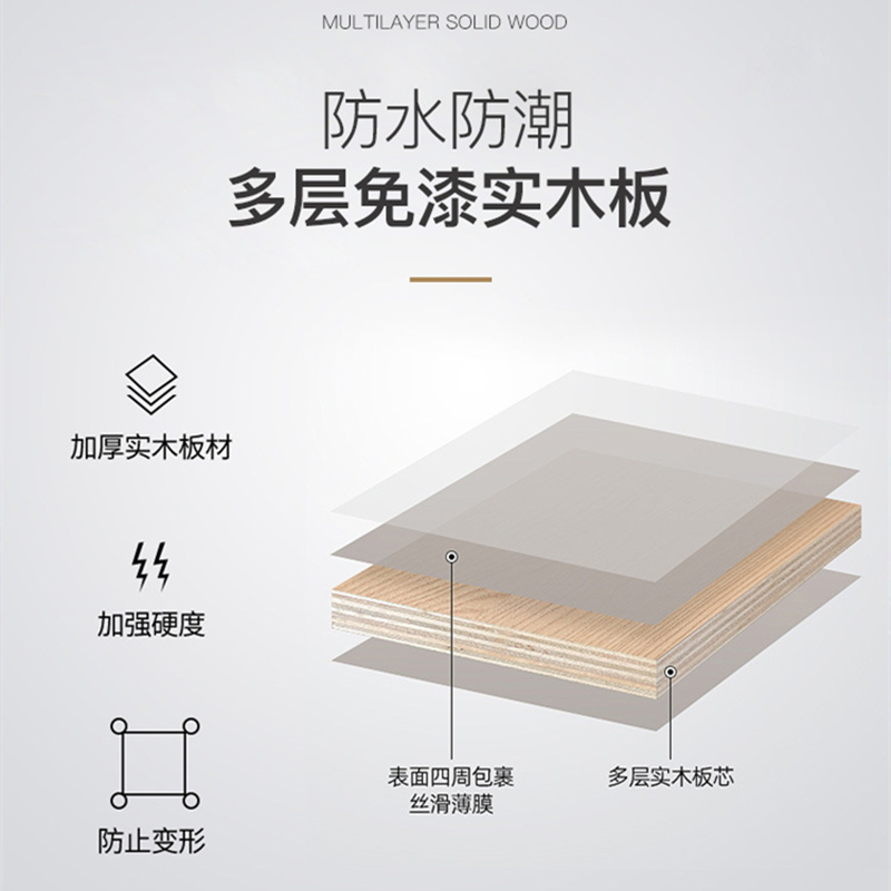 (送入户安装)汉德斯科卫浴柜智能镜柜浴室柜组合免漆实木纳米岩石一体盆挂墙式吊柜洗脸盆柜面盆柜洗手池洗漱台Y6025高清大图