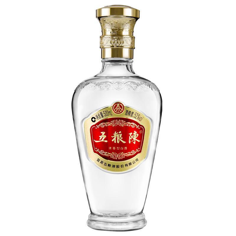 五粮陈浓香型白酒52度500ml 2970