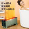 格力(GREE)折叠踢脚线取暖器2000W功率 家用电暖器IPX4级防水居浴两用 NJE-X6020Bc(绿)遥控款
