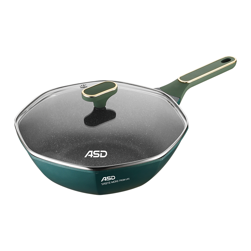 爱仕达(ASD) 晶石八角不粘锅CL32S13WG-G32cm