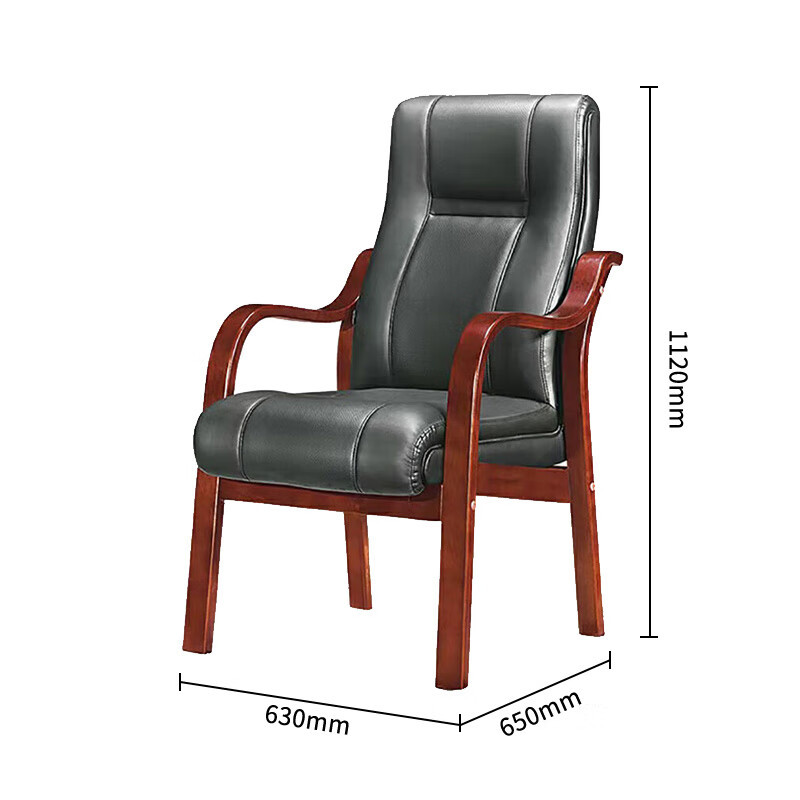 圣斯顿H-223X 黑色西皮会议椅630*650*1120mm(单位:把)黑色高清大图