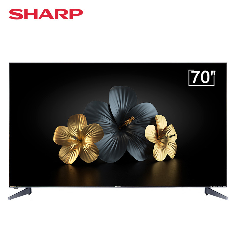 夏普(SHARP) 70X6PLUS 70英寸4K 高清日本原装面板语音智能液晶平板电视机
