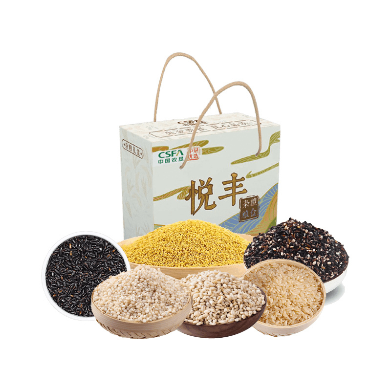 中国农垦·杂粮礼盒·悦丰 2280g 多种谷物豆类 丰富膳食纤维 过节送礼 健康杂粮