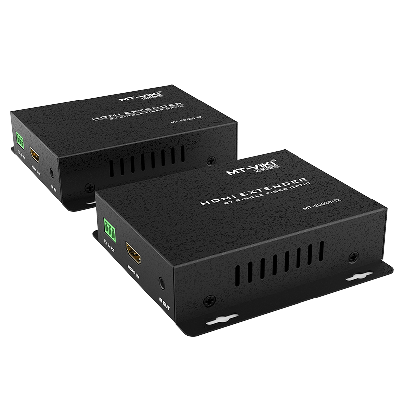 迈拓维矩mted020光纤转hdmi延长器20km公里光纤网络延伸传输放大器