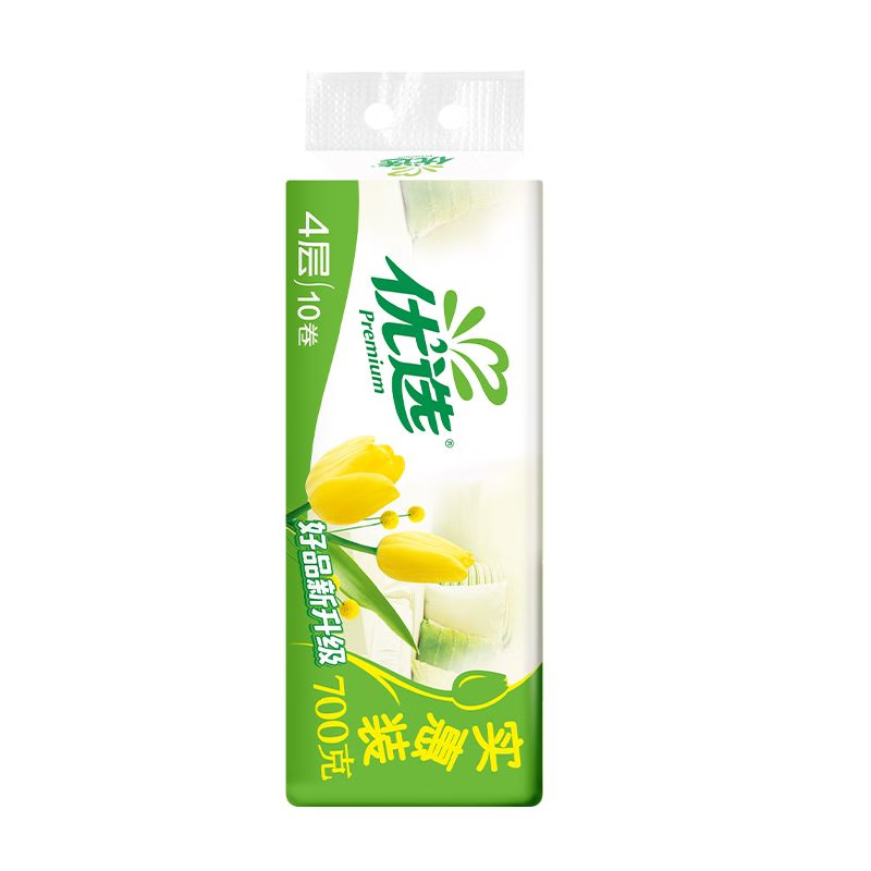 心相印优选卷纸四层卷纸700g*10卷*4提LR1710高清大图