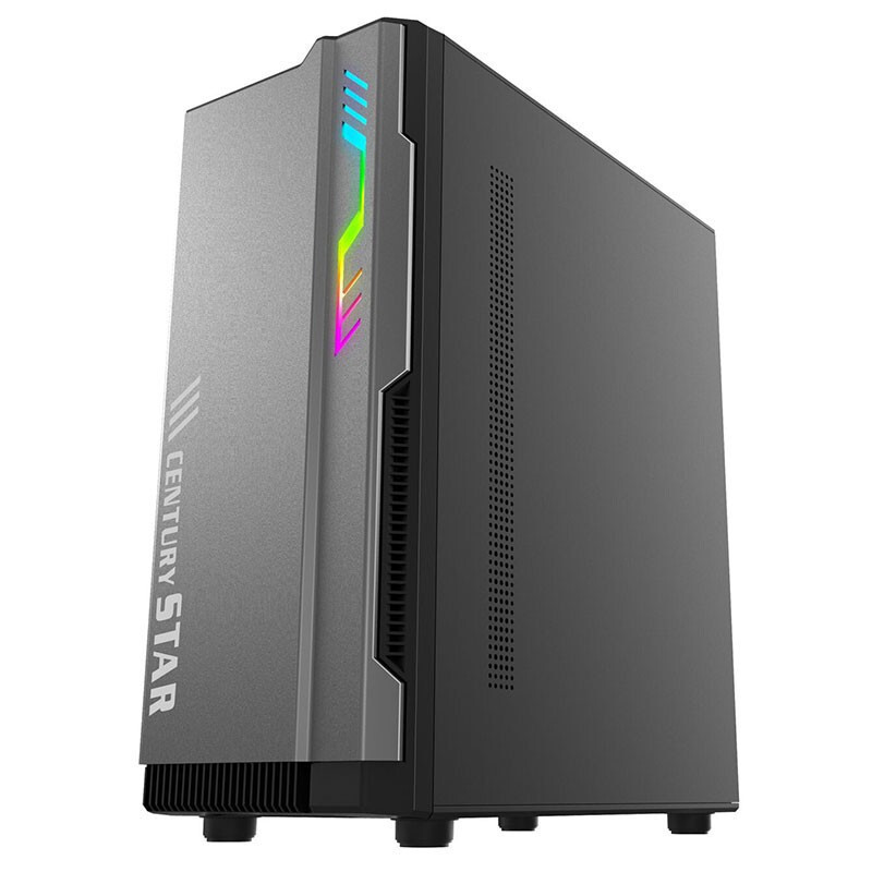 铭能 i9级十核E5-2670V2/RX580 8G独显/16G内存/512G固态 台式电脑 DIY组装机 台式机 电脑主机 组装电脑 家用办公商务学生游戏台式主机+24英寸全套高清大图