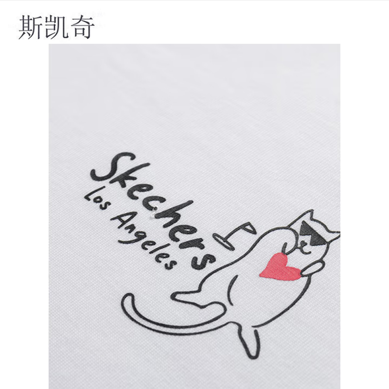斯凯奇 夏季女装运动T恤 P225W302-0019XXL 件高清大图