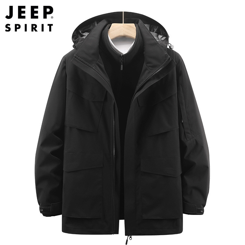 jeepspirit男士棉衣
