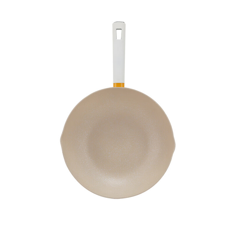 德世朗(DESLON) 不粘锅银月炒锅1代30cm麦饭石1级不粘炒菜锅家用仿荷叶设计电磁炉通用DFS-C952 个高清大图