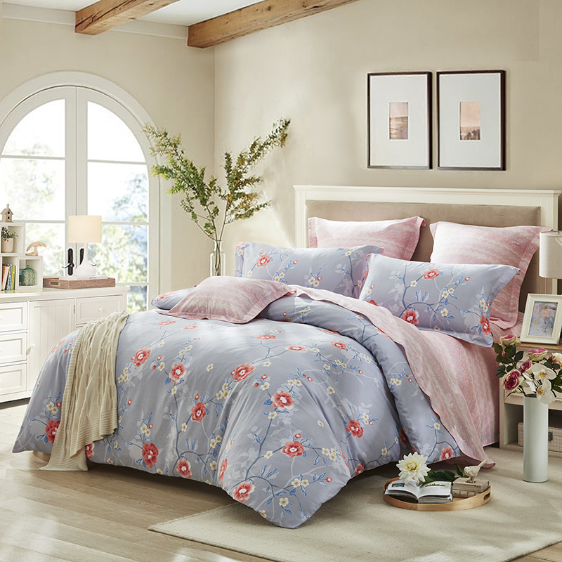 LOVO 家纺 雅梦香梅四件套200*230cm 床品套件