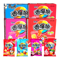 康师傅香爆脆45g*30袋/整箱方便面干吃面干脆面捏碎面袋装怀旧儿童休闲零食品 随机口味混合