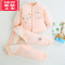 可莉允新生婴儿保暖棉衣服冬季套装宝宝冬装加厚夹棉分体袄裤秋冬款棉服