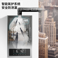 德意(DE&E)JSQ30-531L(TF) 16升燃气热水器天然气 二级能效 触摸大屏 防冻恒温