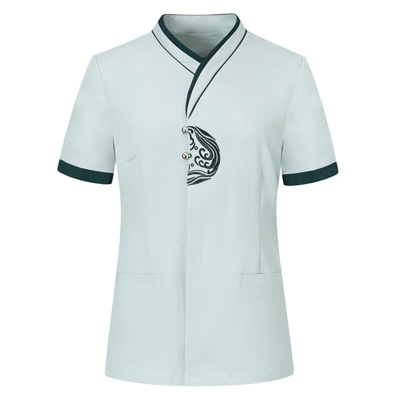 天鸣 短袖5851款保洁服 工作服 L-6XL 套高清大图