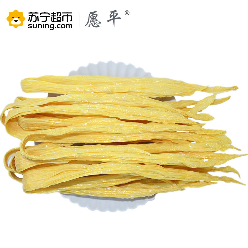 愿平 全豆黄豆腐竹500g 非转基因大豆黄豆制品手工制作豆腐皮
