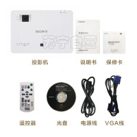 [套餐]索尼(SONY)EX430[100英寸4:3电动幕布+免费装机]商务办公会议投影机家用高清投影3200流明XGA