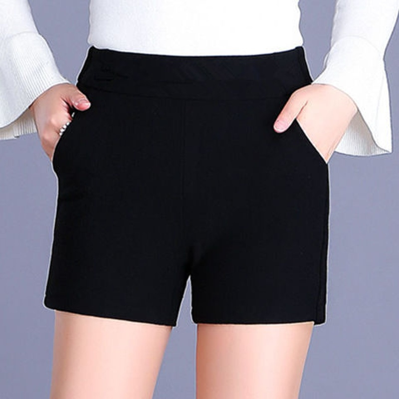 裤衩显瘦高腰外穿西装大码韩版黑色休闲工作服夏薄短裤头短裤xl2021尺