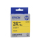 爱普生(EPSON) LK-6YBW 强粘标签色带 24mm 黄底黑字 适用LW-600P/LW-700机型