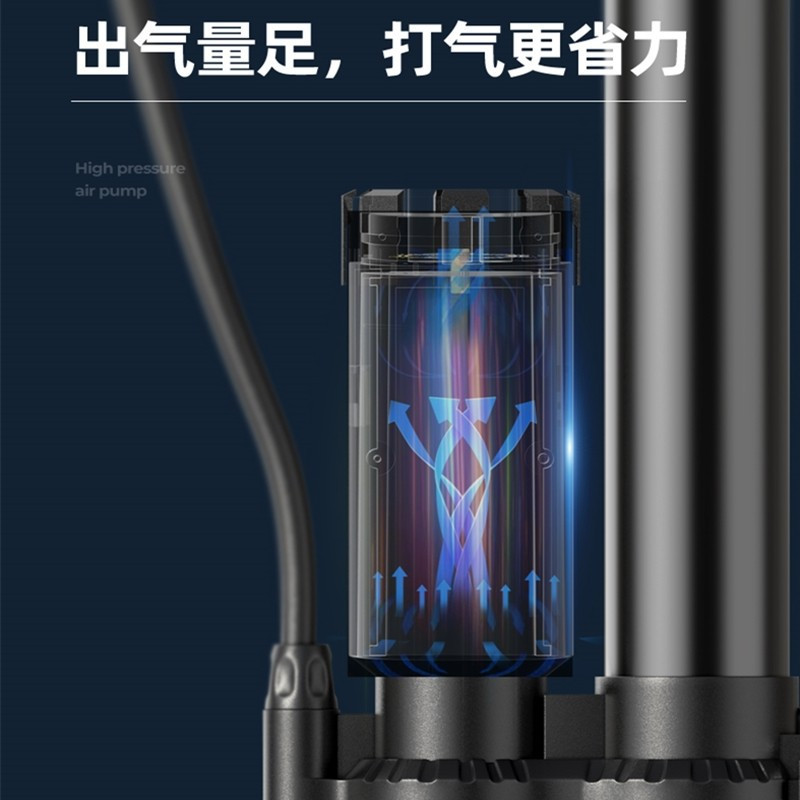 自行车打气筒 外置高压泵160PSI 单个装
