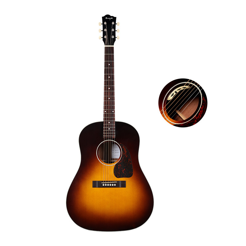 enya新品恩雅t05全单民谣吉他3841寸云杉电箱指弹木吉他男女视频