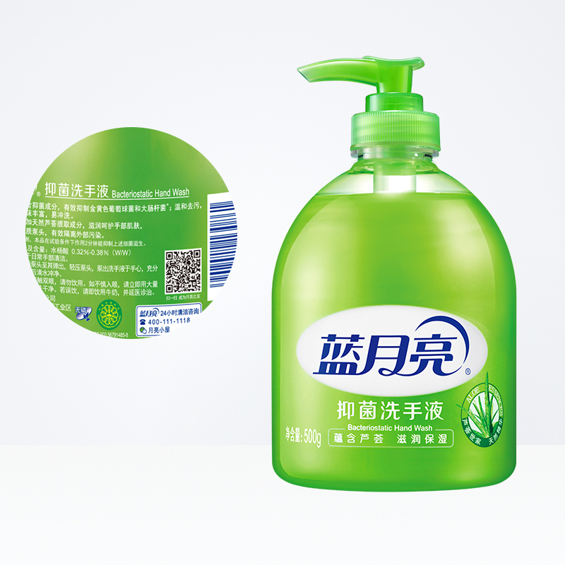 蓝月亮 芦荟抑菌洗手液 500g(单位:瓶)