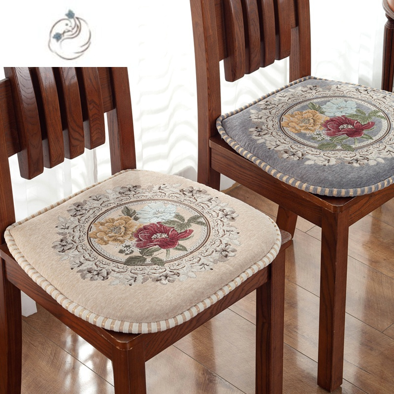 舒适主义欧式加厚实木餐椅坐垫防滑椅子餐椅垫中式凳子坐垫久坐不累