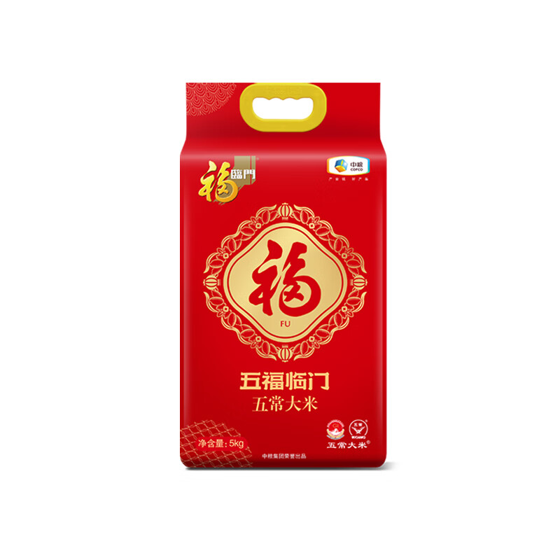 中粮 福临门五福临门五常大米5KG/袋