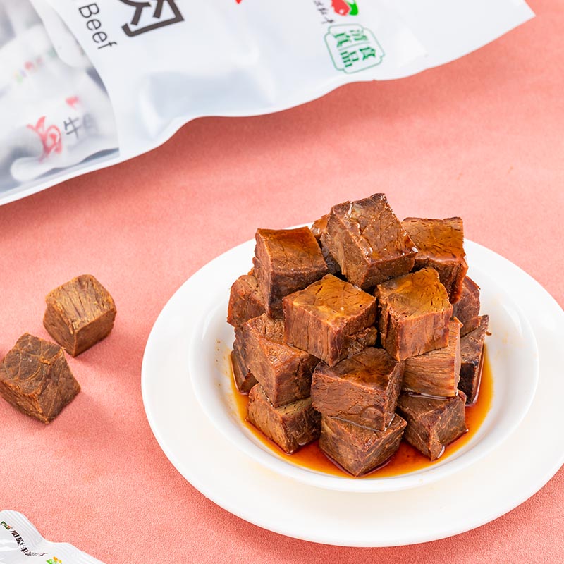 [旭康]卤牛肉礼盒 248g*4袋高清大图