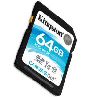 金士顿(Kingston)64GB SD卡 读90MB/s写45MB/s V30 U3 CLASS 10高速相机存储卡