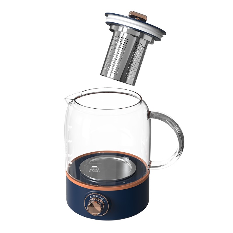 WORLD KITCHEN 美国康宁WK-SH1011/KZ 多功能煮茶壶 (台)800ml 大口径茶壶高清大图